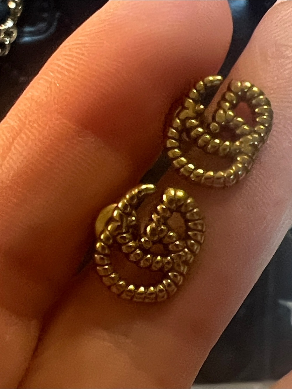 Gold-Tone Spiral Knot Earrings - Women Jewelry